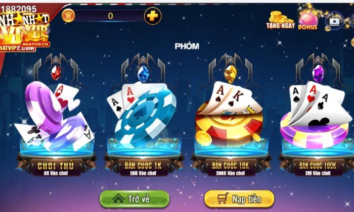 Sức hút mãnh liệt tại Phỏm Nhatvip