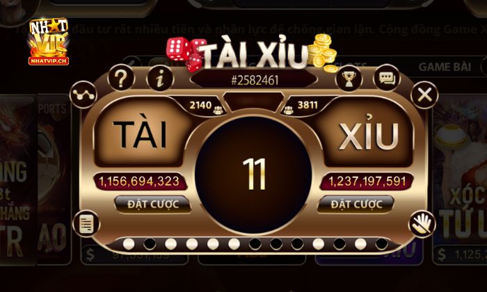 Tài xỉu Nhatvip uy tín, tỷ lệ trả thưởng hấp dẫn